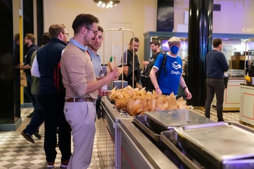 Fetching a coffee snack