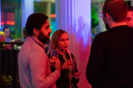 Discussions at the party