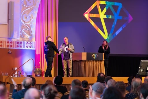 Surprise award presentation to Matias Korhonen